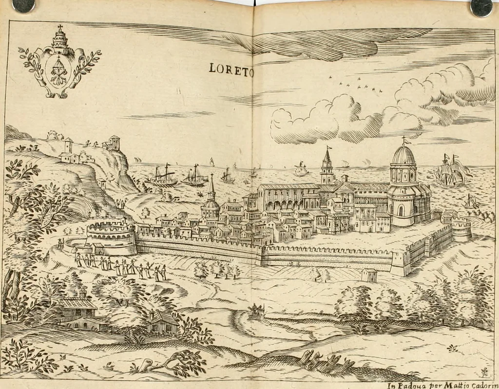 An illustration from Itinerario, o vero noua descrittione de' viaggi principali d'Italia, nella quale si hà piena notitia di tutte le cose più notabili, & degne d'ester vedute, 1669, leaf 331