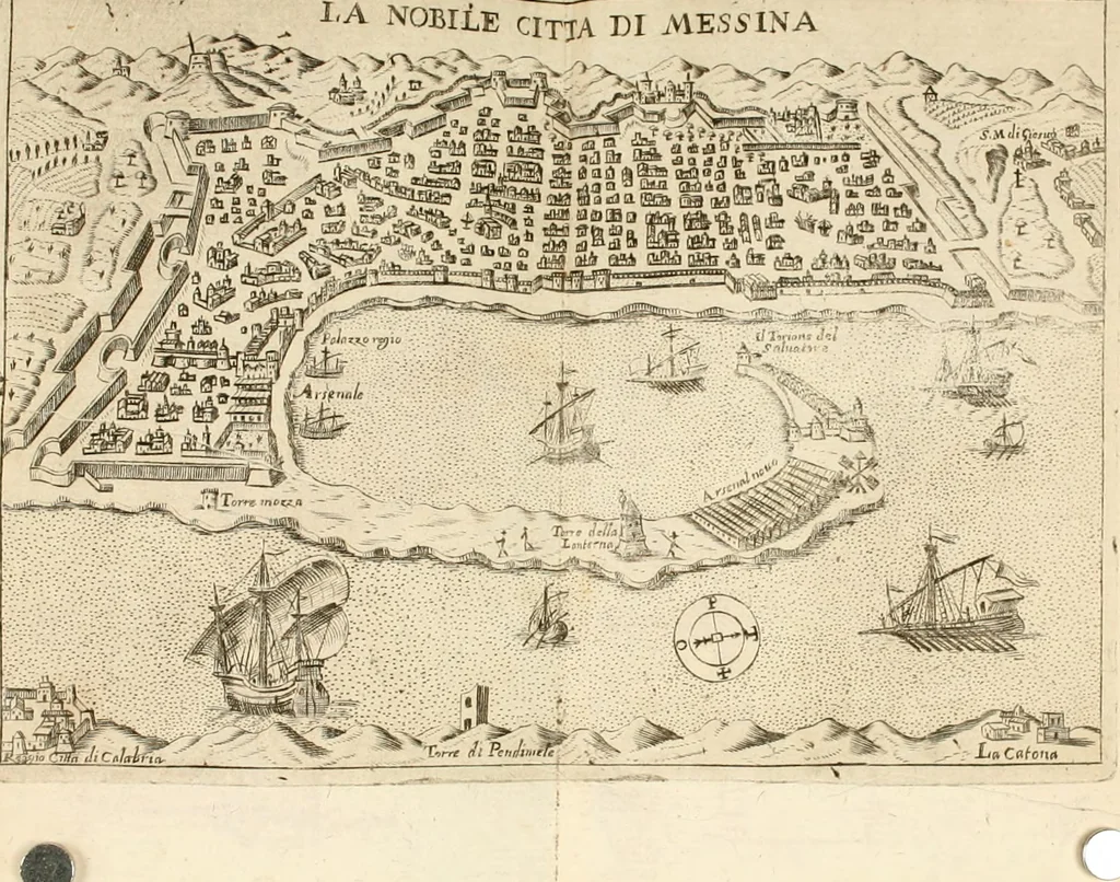 An illustration from Itinerario, o vero noua descrittione de' viaggi principali d'Italia, nella quale si hà piena notitia di tutte le cose più notabili, & degne d'ester vedute, 1669, leaf 632