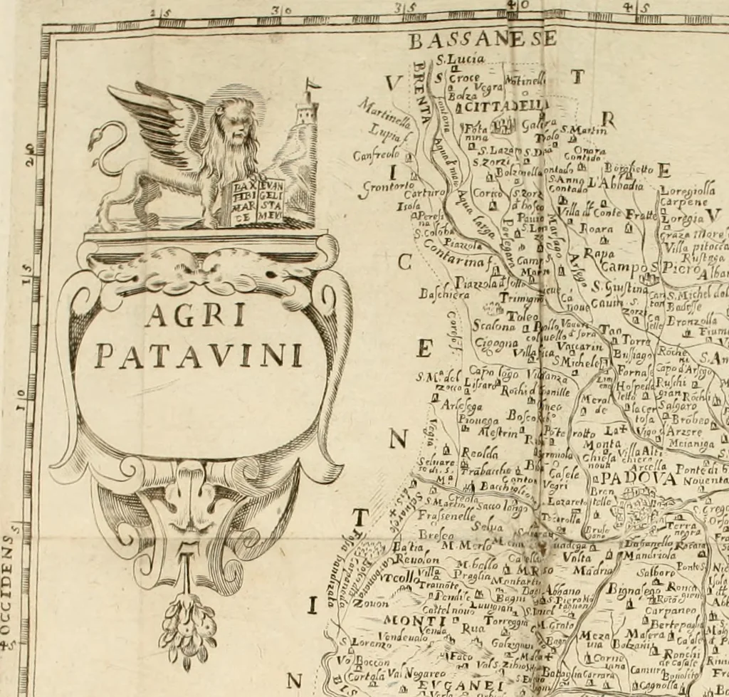 An illustration from Itinerario, o vero noua descrittione de' viaggi principali d'Italia, nella quale si hà piena notitia di tutte le cose più notabili, & degne d'ester vedute, 1669, leaf 69