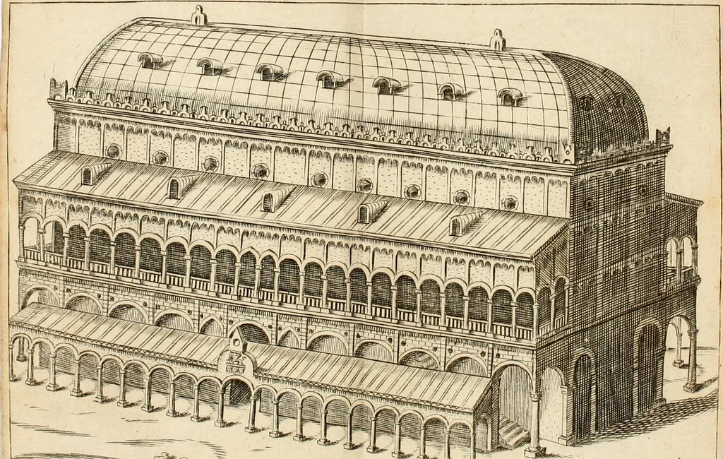 An illustration from Itinerario, o vero noua descrittione de' viaggi principali d'Italia, nella quale si hà piena notitia di tutte le cose più notabili, & degne d'ester vedute, 1669, leaf 75