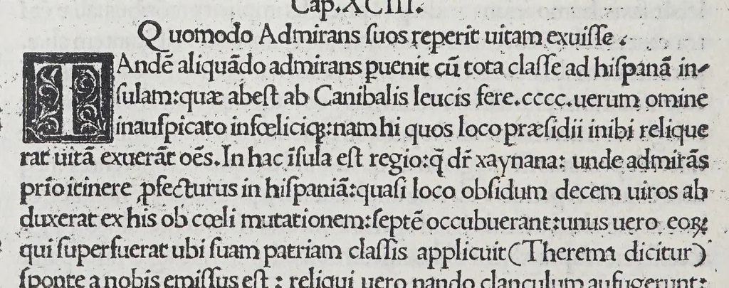 An illustration from Itinerariu[m] Portugalle[n]siu[m] e Lusitania in India[m] [et] inde in occidentem [et] demum ad aquilonem, 1508, leaf 136