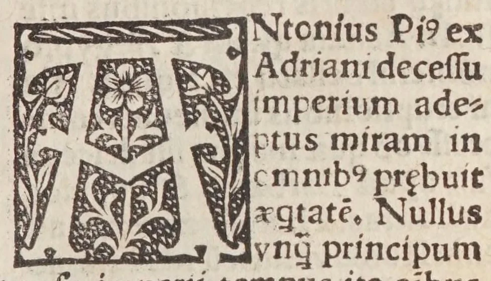 An illustration from Itinerarivm prouinciarum omniũ Antonini Augusti : cum fragmento eiusdem, necnon indice haudquaq[uam] aspernãdo, 1512, leaf 13
