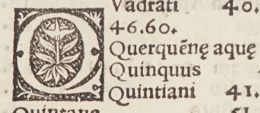 An illustration from Itinerarivm prouinciarum omniũ Antonini Augusti : cum fragmento eiusdem, necnon indice haudquaq[uam] aspernãdo, 1512, leaf 283