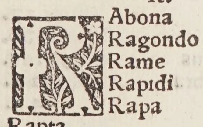 An illustration from Itinerarivm prouinciarum omniũ Antonini Augusti : cum fragmento eiusdem, necnon indice haudquaq[uam] aspernãdo, 1512, leaf 283