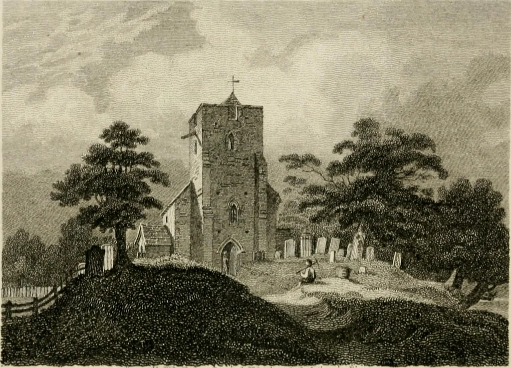 An illustration from The antiquarian itinerary, comprising specimens of architecture, monastic, castellated, and domestic; with other vestiges of antiquity in Great Britain. Accompanied with descriptions, 1815, leaf 107