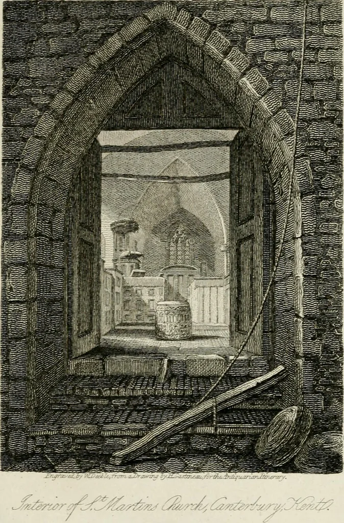 An illustration from The antiquarian itinerary, comprising specimens of architecture, monastic, castellated, and domestic; with other vestiges of antiquity in Great Britain. Accompanied with descriptions, 1815, leaf 110