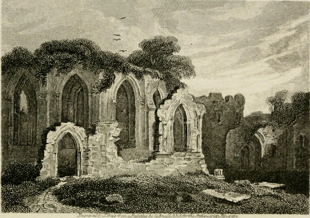 An illustration from The antiquarian itinerary, comprising specimens of architecture, monastic, castellated, and domestic; with other vestiges of antiquity in Great Britain. Accompanied with descriptions, 1815, leaf 127