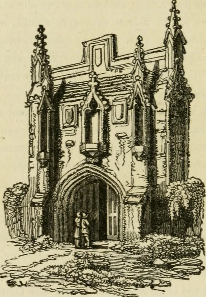 An illustration from The antiquarian itinerary, comprising specimens of architecture, monastic, castellated, and domestic; with other vestiges of antiquity in Great Britain. Accompanied with descriptions, 1815, leaf 153