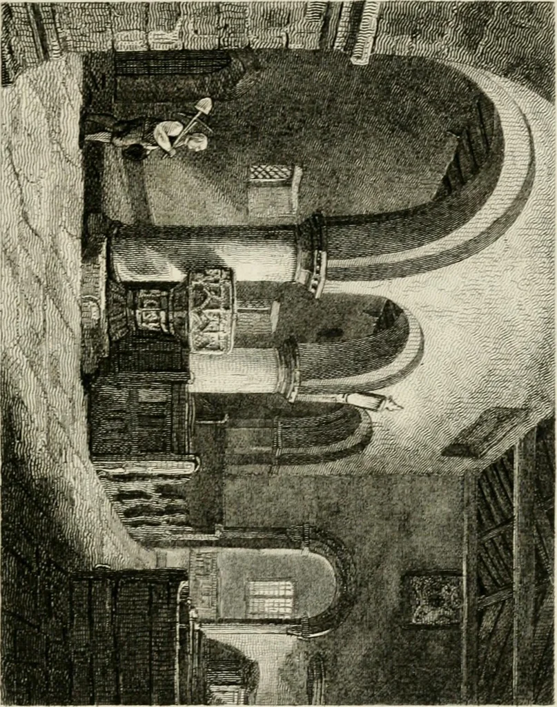 An illustration from The antiquarian itinerary, comprising specimens of architecture, monastic, castellated, and domestic; with other vestiges of antiquity in Great Britain. Accompanied with descriptions, 1815, leaf 178