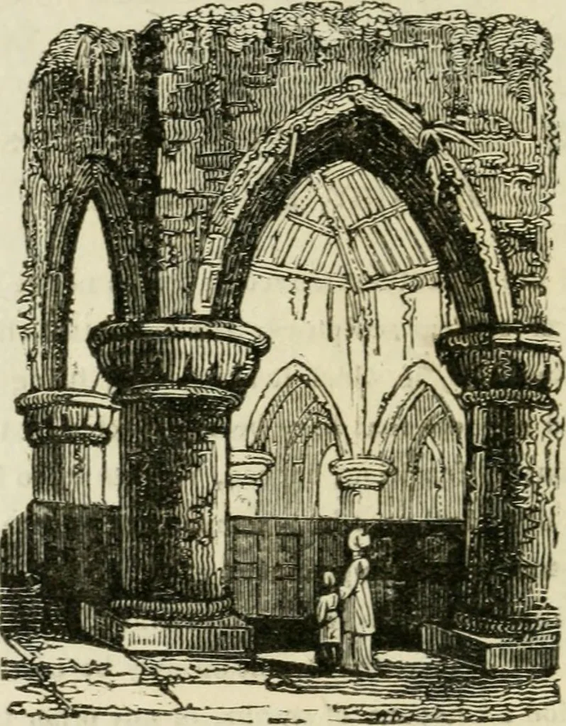 An illustration from The antiquarian itinerary, comprising specimens of architecture, monastic, castellated, and domestic; with other vestiges of antiquity in Great Britain. Accompanied with descriptions, 1815, leaf 185