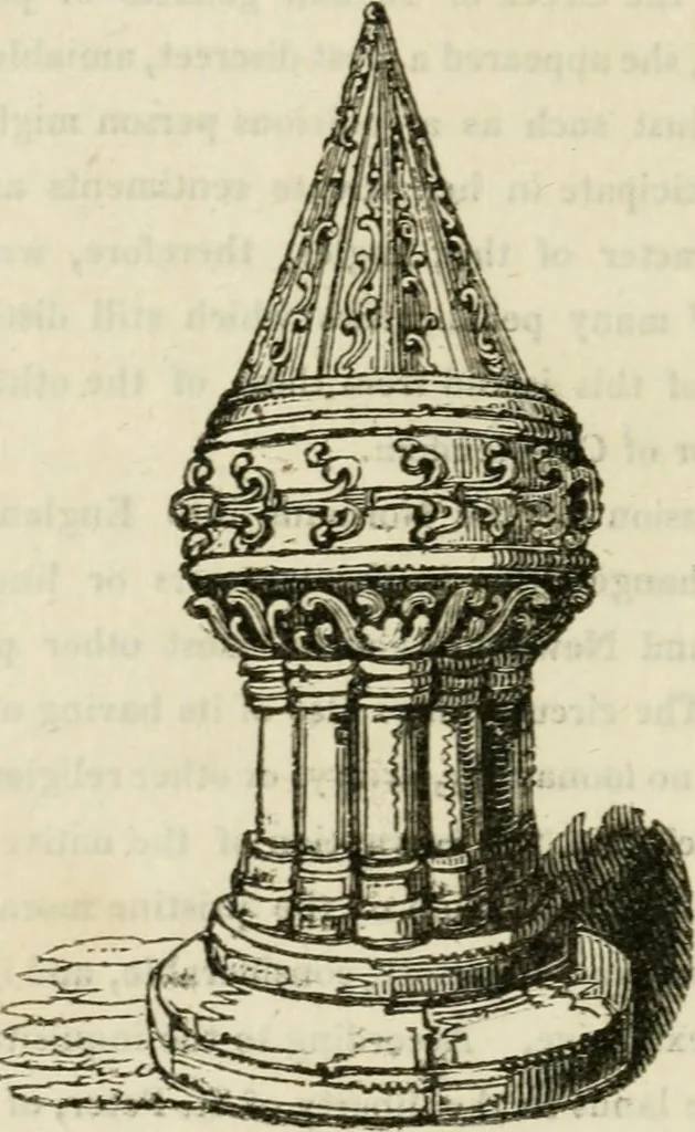 An illustration from The antiquarian itinerary, comprising specimens of architecture, monastic, castellated, and domestic; with other vestiges of antiquity in Great Britain. Accompanied with descriptions, 1815, leaf 201