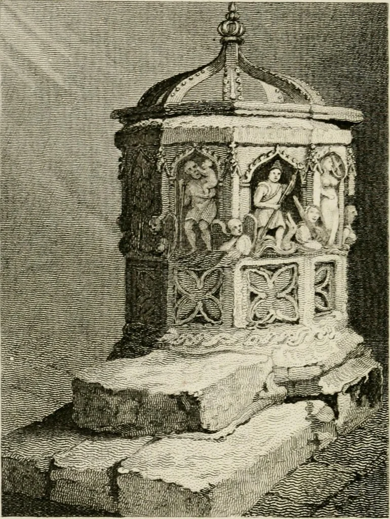 An illustration from The antiquarian itinerary, comprising specimens of architecture, monastic, castellated, and domestic; with other vestiges of antiquity in Great Britain. Accompanied with descriptions, 1815, leaf 31