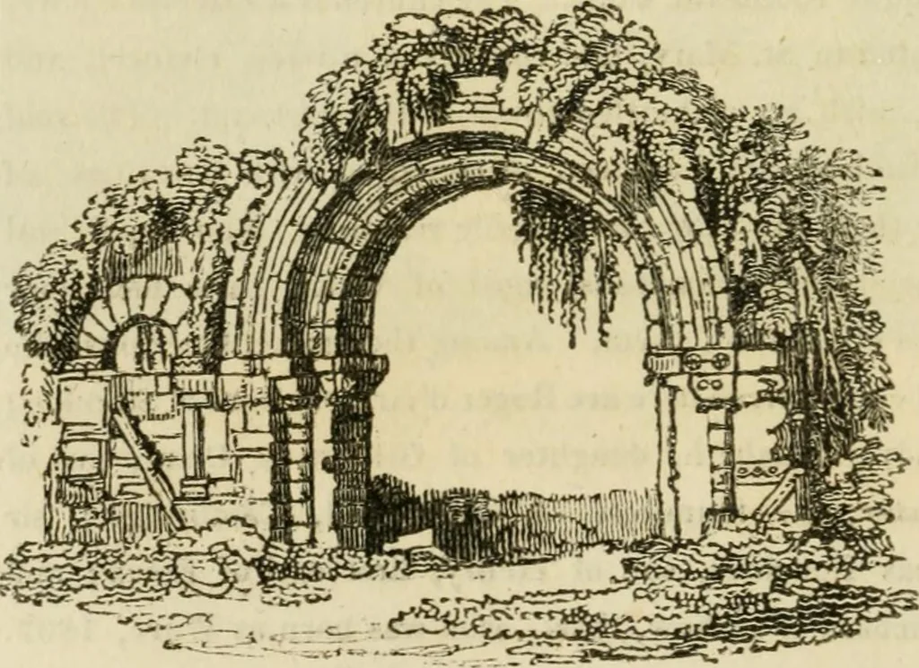 An illustration from The antiquarian itinerary, comprising specimens of architecture, monastic, castellated, and domestic; with other vestiges of antiquity in Great Britain. Accompanied with descriptions, 1815, leaf 33