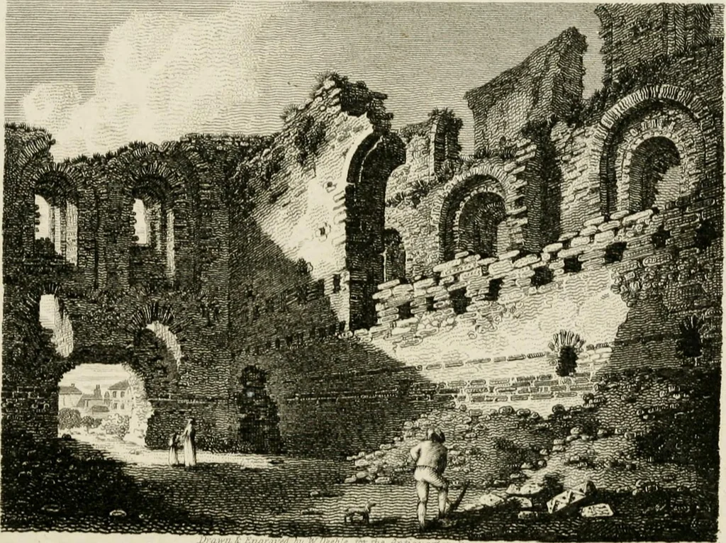 An illustration from The antiquarian itinerary, comprising specimens of architecture, monastic, castellated, and domestic; with other vestiges of antiquity in Great Britain. Accompanied with descriptions, 1815, leaf 38