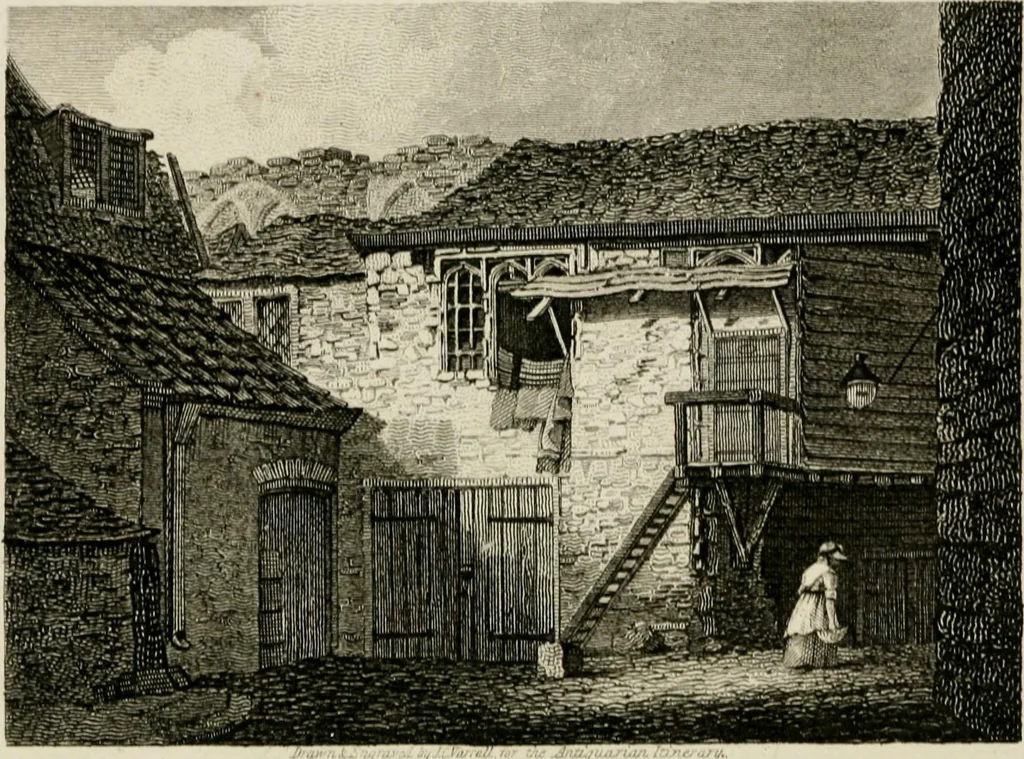 An illustration from The antiquarian itinerary, comprising specimens of architecture, monastic, castellated, and domestic; with other vestiges of antiquity in Great Britain. Accompanied with descriptions, 1815, leaf 63