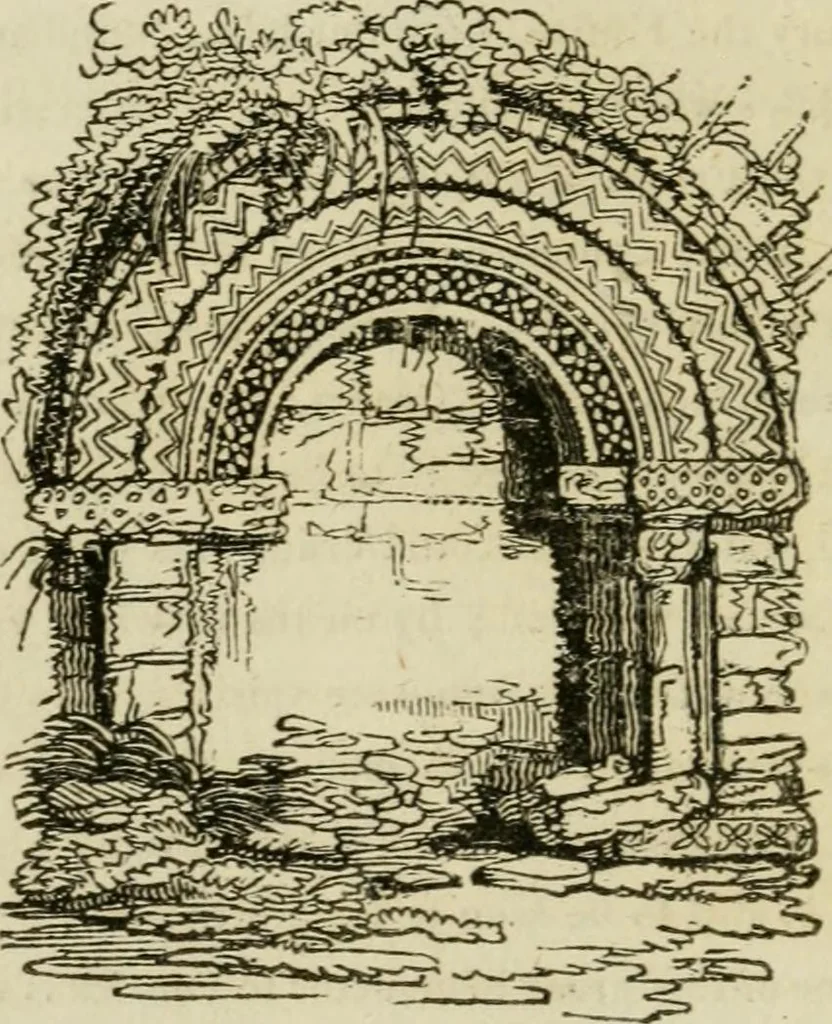 An illustration from The antiquarian itinerary, comprising specimens of architecture, monastic, castellated, and domestic; with other vestiges of antiquity in Great Britain. Accompanied with descriptions, 1815, leaf 73