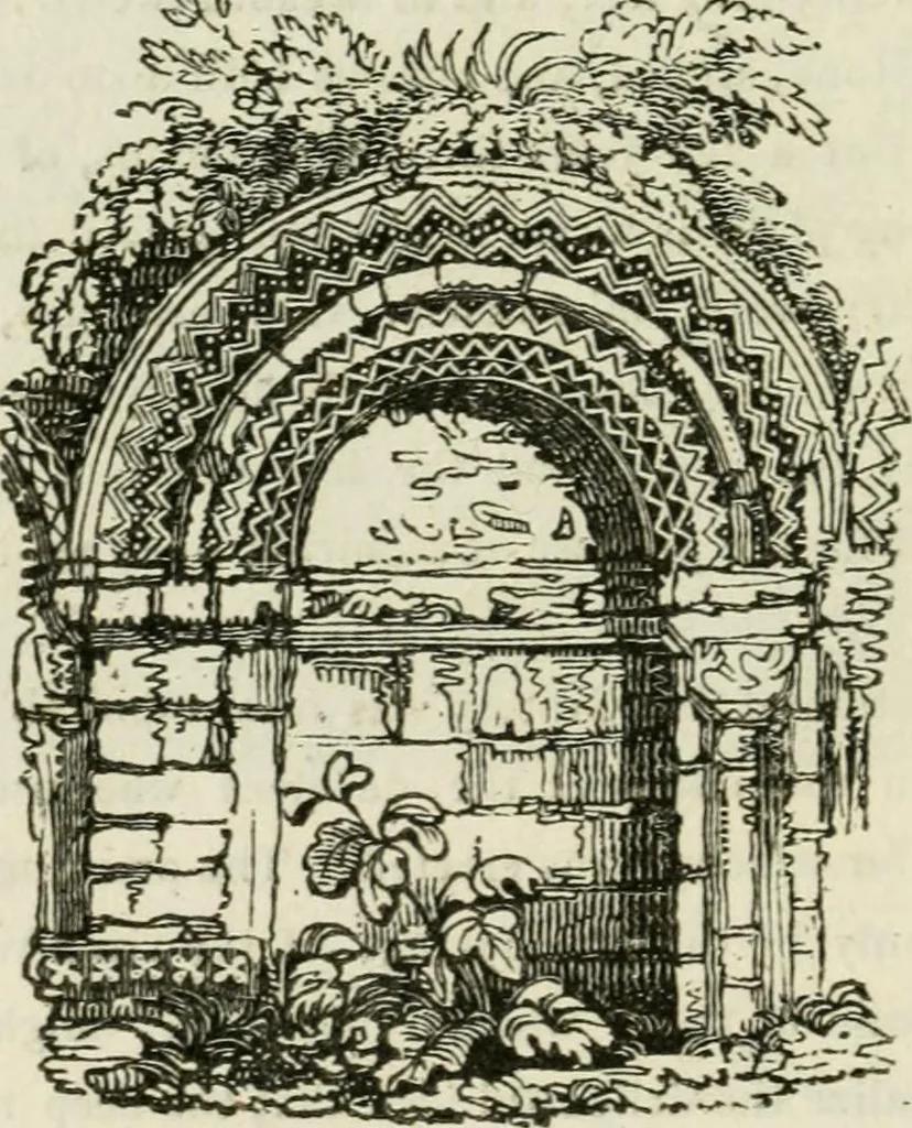 An illustration from The antiquarian itinerary, comprising specimens of architecture, monastic, castellated, and domestic; with other vestiges of antiquity in Great Britain. Accompanied with descriptions, 1815, leaf 85