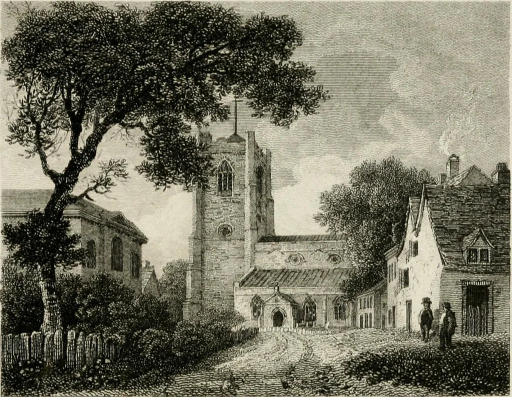 An illustration from The antiquarian itinerary, comprising specimens of architecture, monastic, castellated, and domestic; with other vestiges of antiquity in Great Britain. Accompanied with descriptions, 1815, leaf 108
