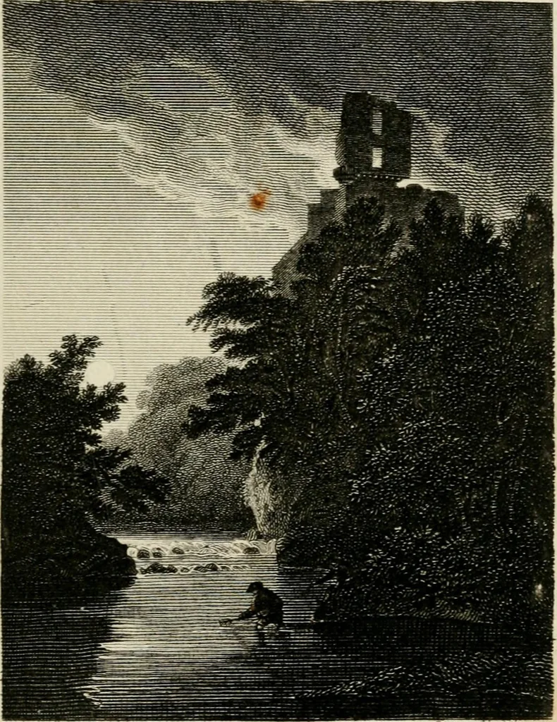 An illustration from The antiquarian itinerary, comprising specimens of architecture, monastic, castellated, and domestic; with other vestiges of antiquity in Great Britain. Accompanied with descriptions, 1815, leaf 12