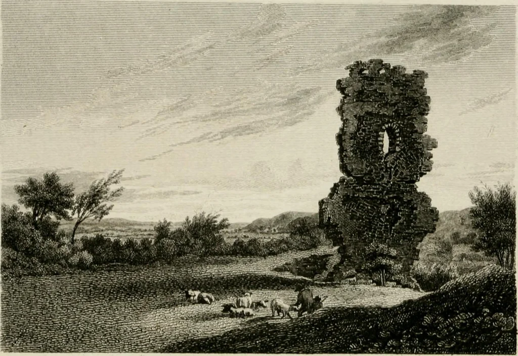 An illustration from The antiquarian itinerary, comprising specimens of architecture, monastic, castellated, and domestic; with other vestiges of antiquity in Great Britain. Accompanied with descriptions, 1815, leaf 133