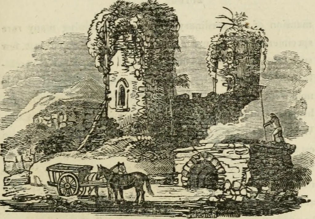 An illustration from The antiquarian itinerary, comprising specimens of architecture, monastic, castellated, and domestic; with other vestiges of antiquity in Great Britain. Accompanied with descriptions, 1815, leaf 138