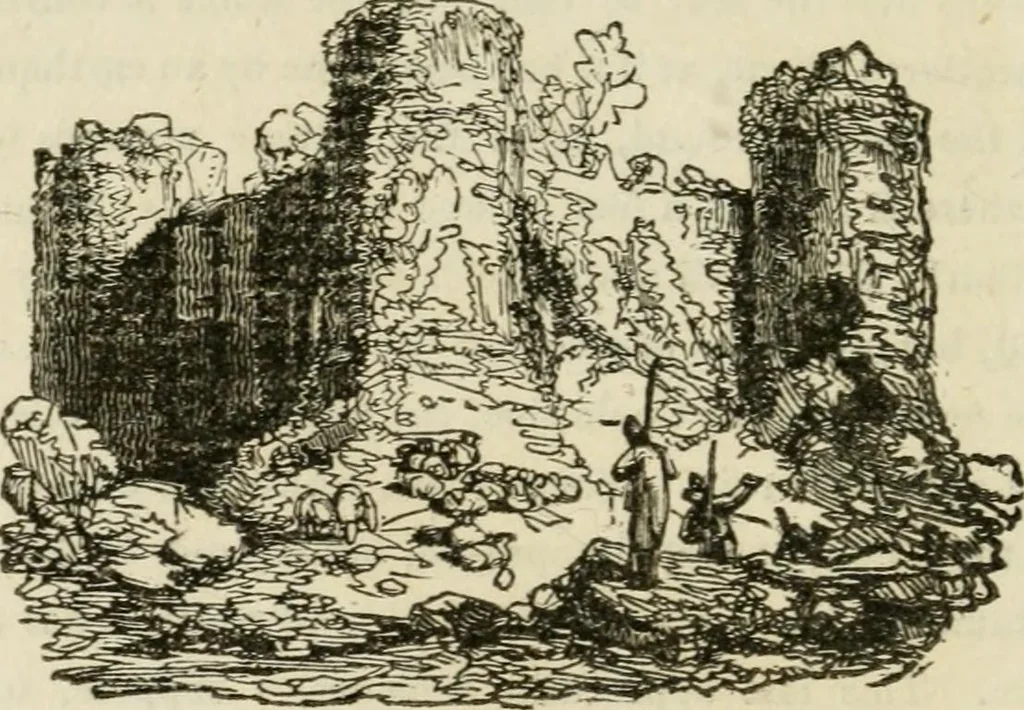 An illustration from The antiquarian itinerary, comprising specimens of architecture, monastic, castellated, and domestic; with other vestiges of antiquity in Great Britain. Accompanied with descriptions, 1815, leaf 155