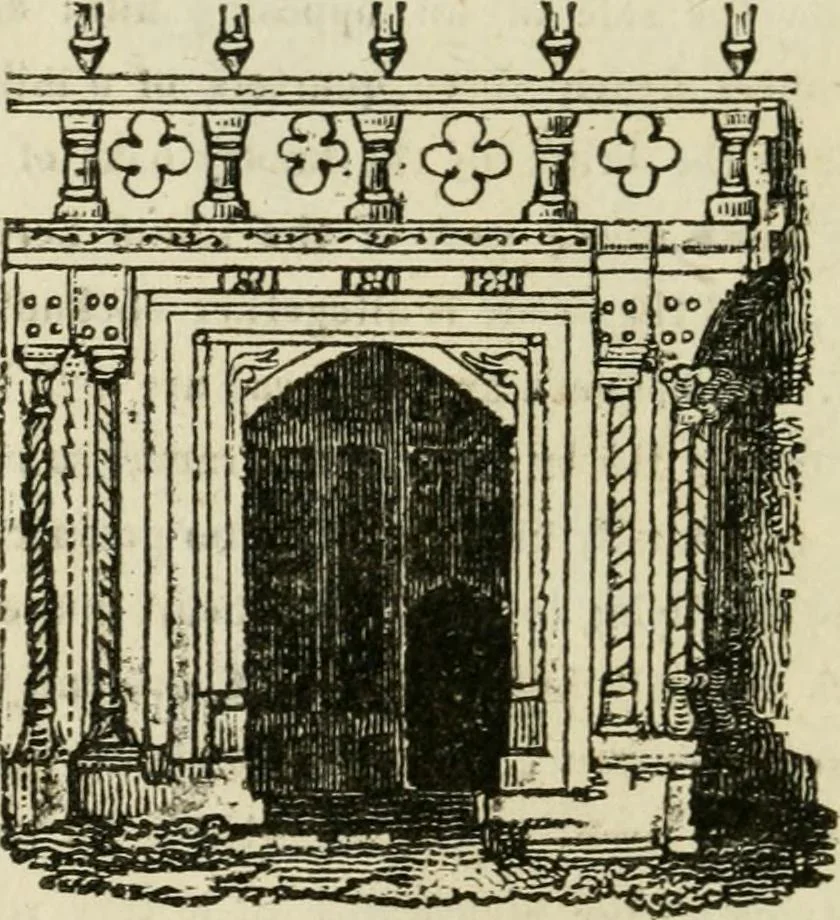 An illustration from The antiquarian itinerary, comprising specimens of architecture, monastic, castellated, and domestic; with other vestiges of antiquity in Great Britain. Accompanied with descriptions, 1815, leaf 179