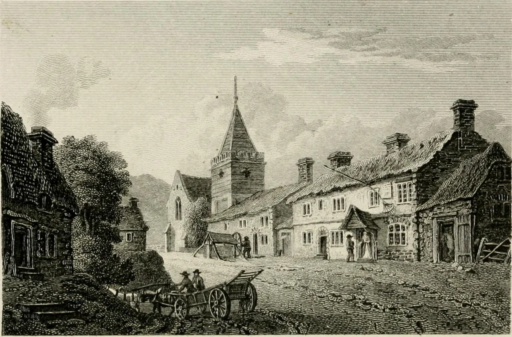 An illustration from The antiquarian itinerary, comprising specimens of architecture, monastic, castellated, and domestic; with other vestiges of antiquity in Great Britain. Accompanied with descriptions, 1815, leaf 185