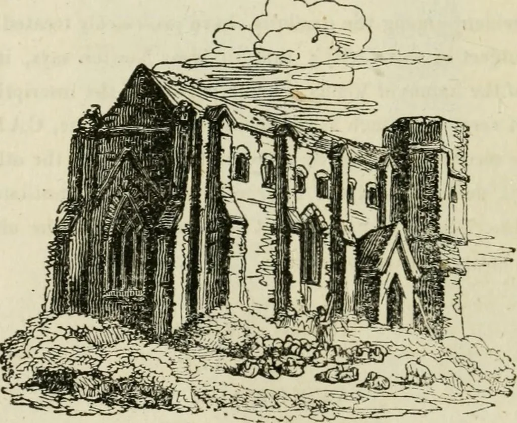 An illustration from The antiquarian itinerary, comprising specimens of architecture, monastic, castellated, and domestic; with other vestiges of antiquity in Great Britain. Accompanied with descriptions, 1815, leaf 199