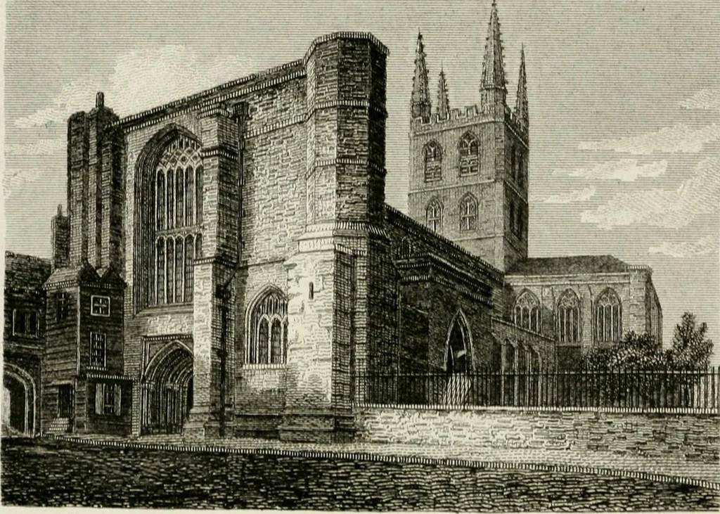 An illustration from The antiquarian itinerary, comprising specimens of architecture, monastic, castellated, and domestic; with other vestiges of antiquity in Great Britain. Accompanied with descriptions, 1815, leaf 41