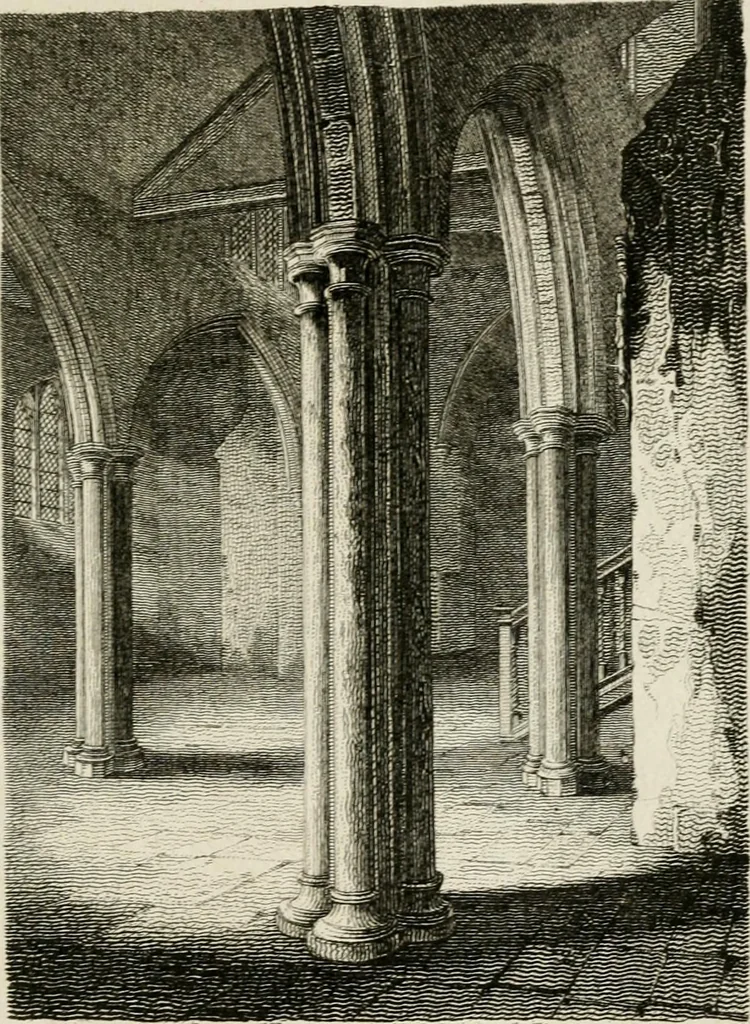 An illustration from The antiquarian itinerary, comprising specimens of architecture, monastic, castellated, and domestic; with other vestiges of antiquity in Great Britain. Accompanied with descriptions, 1815, leaf 52