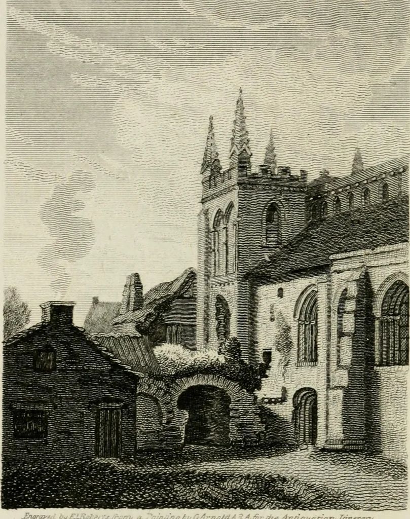 An illustration from The antiquarian itinerary, comprising specimens of architecture, monastic, castellated, and domestic; with other vestiges of antiquity in Great Britain. Accompanied with descriptions, 1815, leaf 123