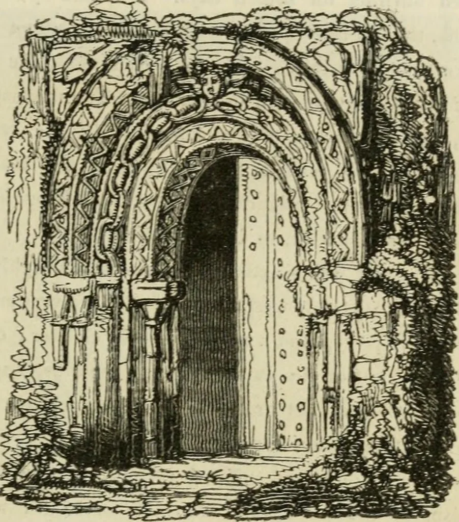 An illustration from The antiquarian itinerary, comprising specimens of architecture, monastic, castellated, and domestic; with other vestiges of antiquity in Great Britain. Accompanied with descriptions, 1815, leaf 136