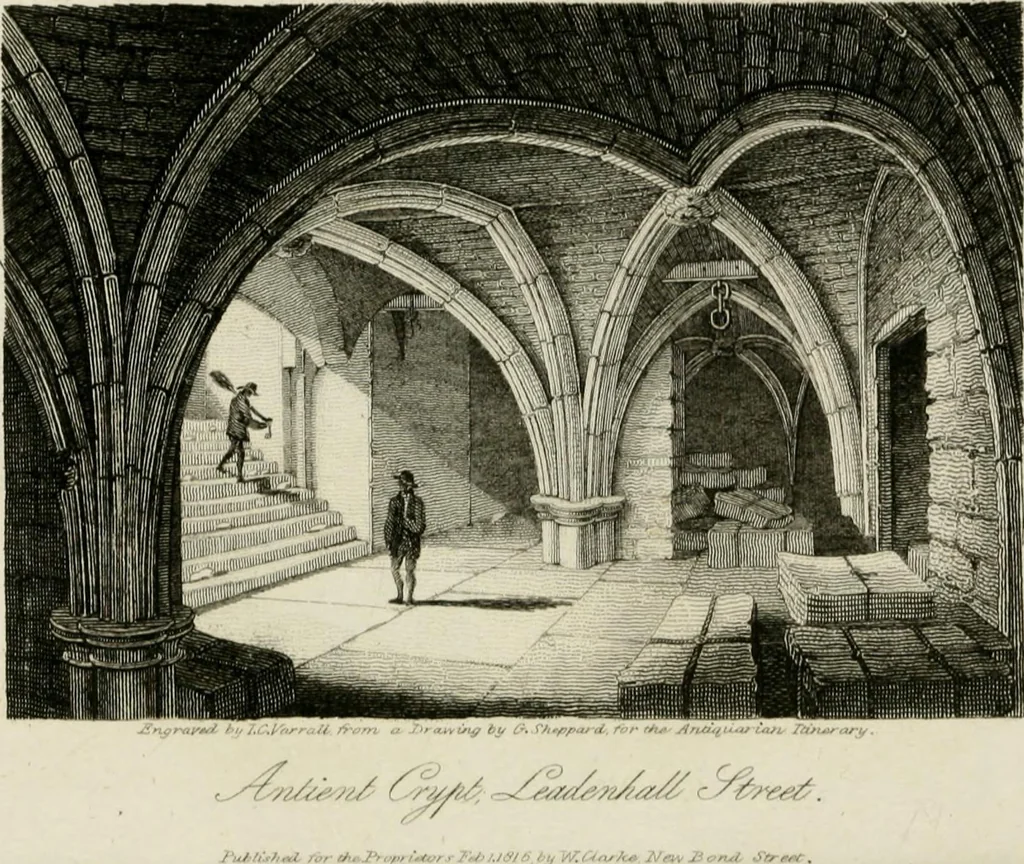 An illustration from The antiquarian itinerary, comprising specimens of architecture, monastic, castellated, and domestic; with other vestiges of antiquity in Great Britain. Accompanied with descriptions, 1815, leaf 151