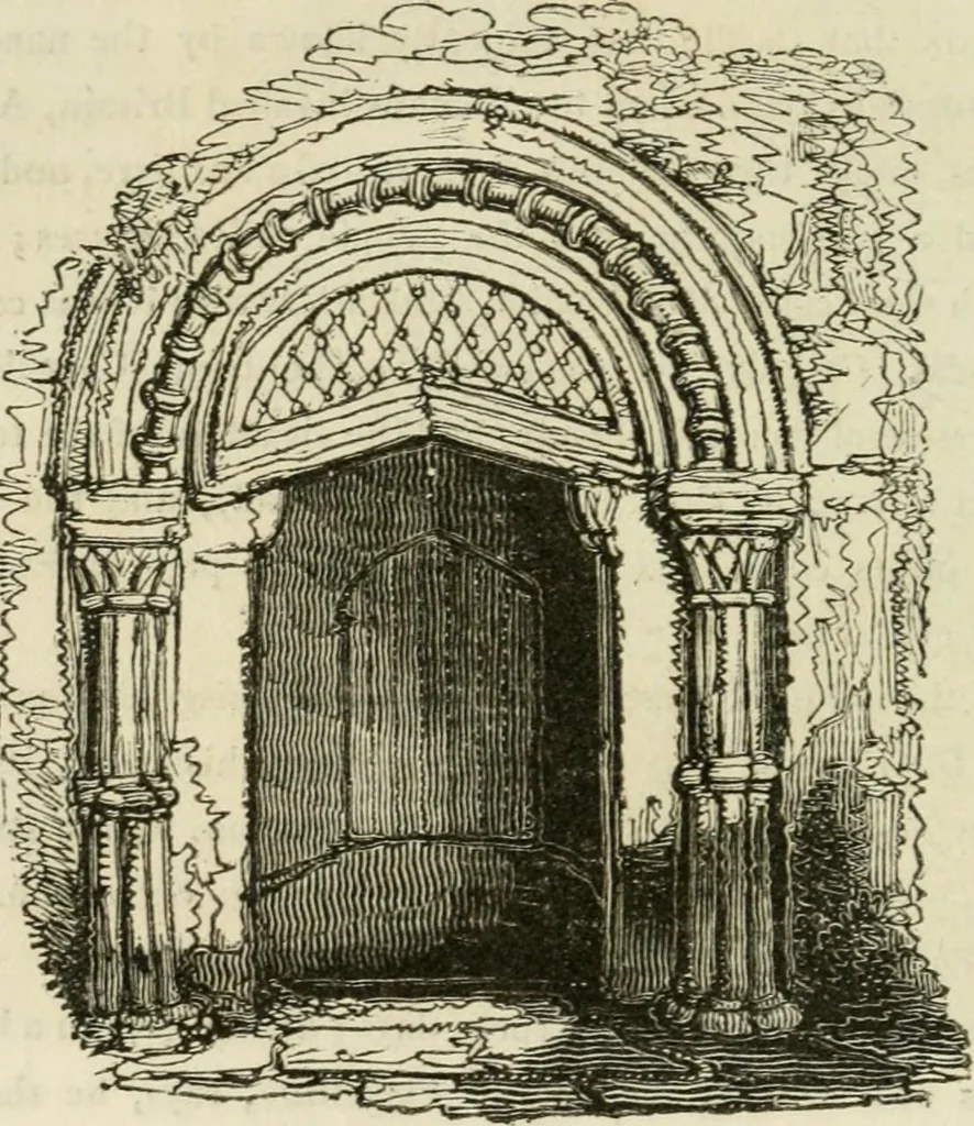 An illustration from The antiquarian itinerary, comprising specimens of architecture, monastic, castellated, and domestic; with other vestiges of antiquity in Great Britain. Accompanied with descriptions, 1815, leaf 157