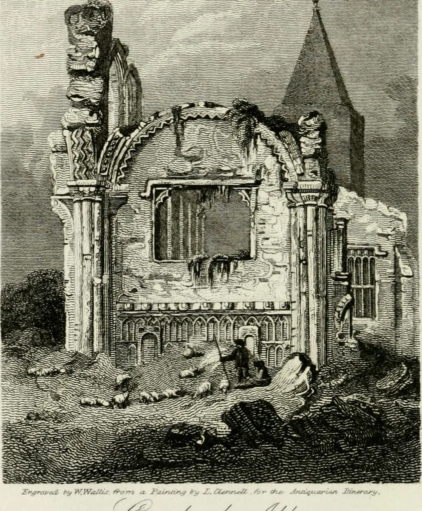 An illustration from The antiquarian itinerary, comprising specimens of architecture, monastic, castellated, and domestic; with other vestiges of antiquity in Great Britain. Accompanied with descriptions, 1815, leaf 159