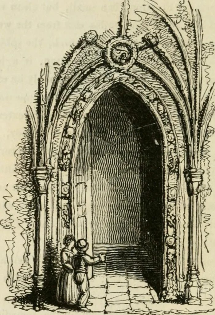 An illustration from The antiquarian itinerary, comprising specimens of architecture, monastic, castellated, and domestic; with other vestiges of antiquity in Great Britain. Accompanied with descriptions, 1815, leaf 185
