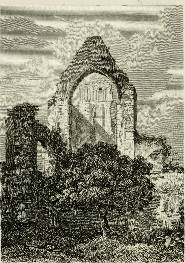 An illustration from The antiquarian itinerary, comprising specimens of architecture, monastic, castellated, and domestic; with other vestiges of antiquity in Great Britain. Accompanied with descriptions, 1815, leaf 19