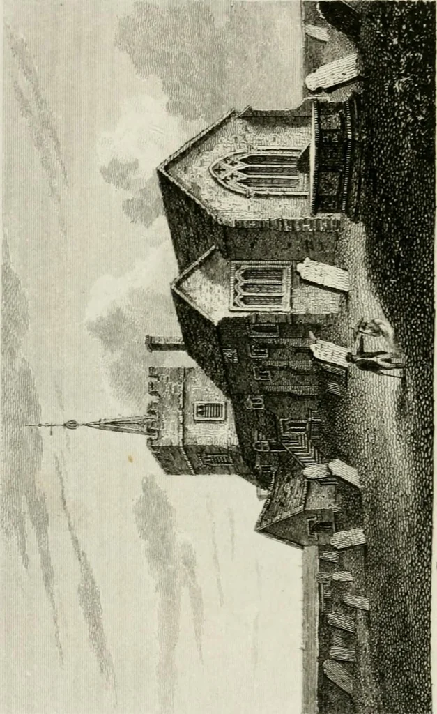 An illustration from The antiquarian itinerary, comprising specimens of architecture, monastic, castellated, and domestic; with other vestiges of antiquity in Great Britain. Accompanied with descriptions, 1815, leaf 39