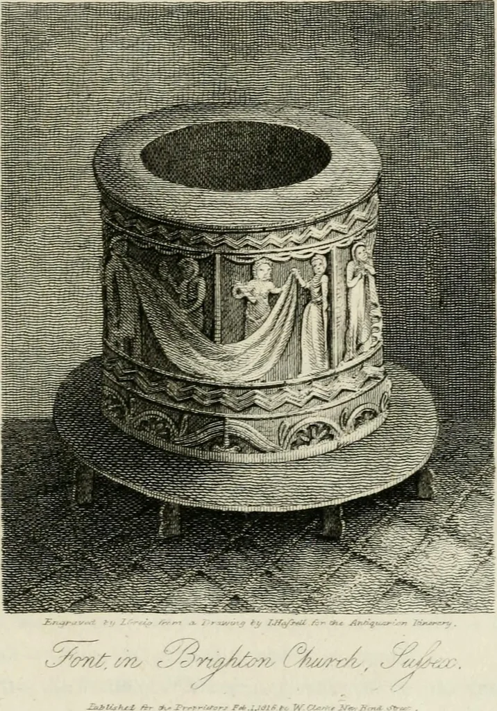An illustration from The antiquarian itinerary, comprising specimens of architecture, monastic, castellated, and domestic; with other vestiges of antiquity in Great Britain. Accompanied with descriptions, 1815, leaf 42