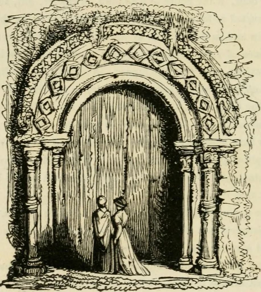 An illustration from The antiquarian itinerary, comprising specimens of architecture, monastic, castellated, and domestic; with other vestiges of antiquity in Great Britain. Accompanied with descriptions, 1815, leaf 45