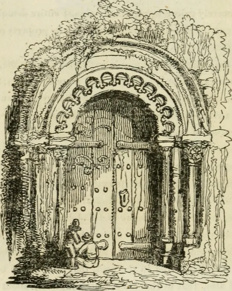 An illustration from The antiquarian itinerary, comprising specimens of architecture, monastic, castellated, and domestic; with other vestiges of antiquity in Great Britain. Accompanied with descriptions, 1815, leaf 49