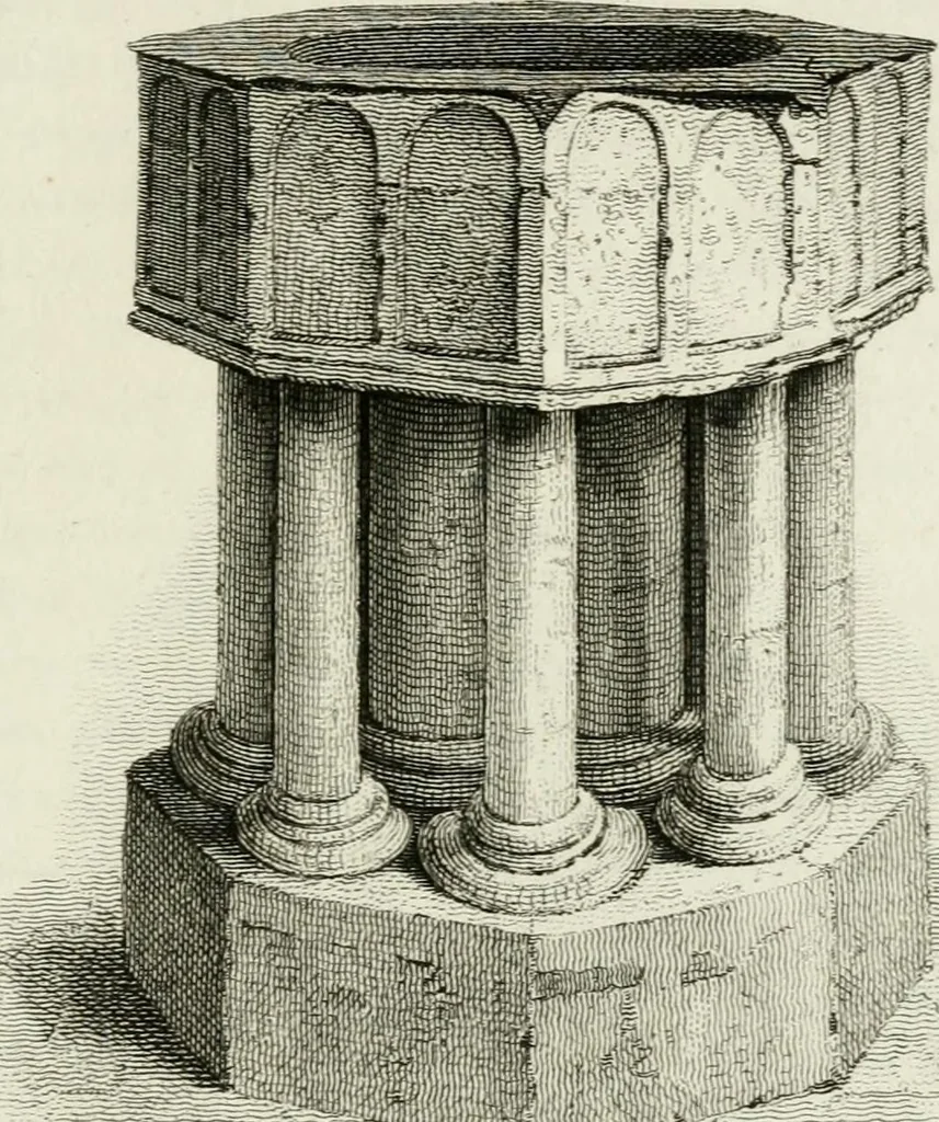 An illustration from The antiquarian itinerary, comprising specimens of architecture, monastic, castellated, and domestic; with other vestiges of antiquity in Great Britain. Accompanied with descriptions, 1815, leaf 98
