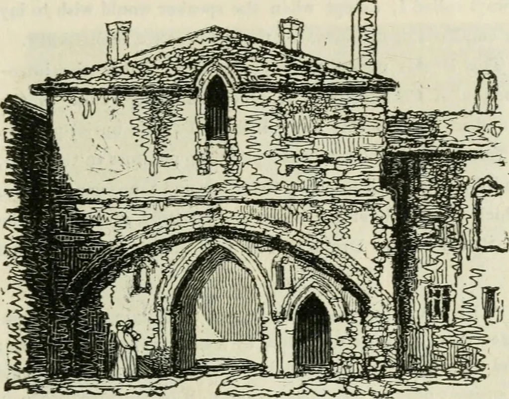 An illustration from The antiquarian itinerary, comprising specimens of architecture, monastic, castellated, and domestic; with other vestiges of antiquity in Great Britain. Accompanied with descriptions, 1815, leaf 108