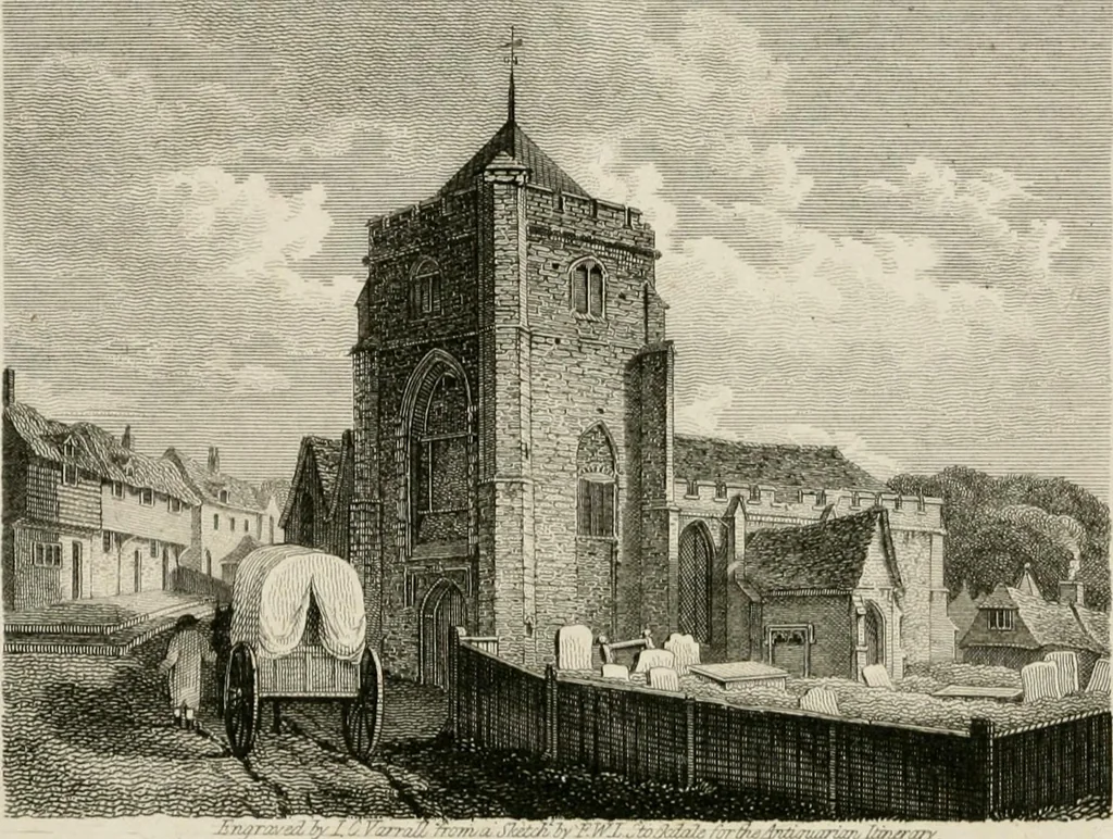 An illustration from The antiquarian itinerary, comprising specimens of architecture, monastic, castellated, and domestic; with other vestiges of antiquity in Great Britain. Accompanied with descriptions, 1815, leaf 13