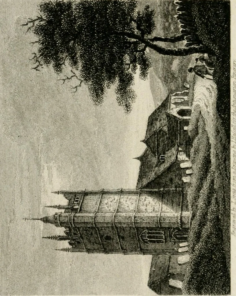 An illustration from The antiquarian itinerary, comprising specimens of architecture, monastic, castellated, and domestic; with other vestiges of antiquity in Great Britain. Accompanied with descriptions, 1815, leaf 153