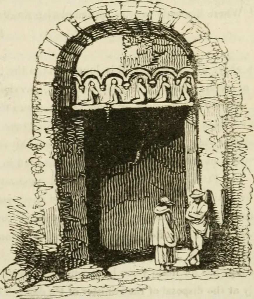 An illustration from The antiquarian itinerary, comprising specimens of architecture, monastic, castellated, and domestic; with other vestiges of antiquity in Great Britain. Accompanied with descriptions, 1815, leaf 33