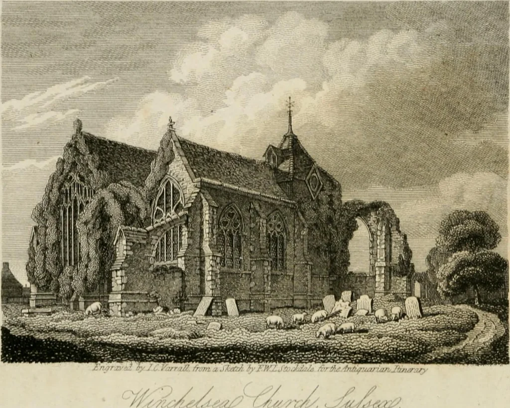 An illustration from The antiquarian itinerary, comprising specimens of architecture, monastic, castellated, and domestic; with other vestiges of antiquity in Great Britain. Accompanied with descriptions, 1815, leaf 39