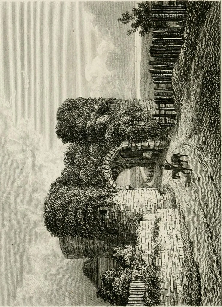 An illustration from The antiquarian itinerary, comprising specimens of architecture, monastic, castellated, and domestic; with other vestiges of antiquity in Great Britain. Accompanied with descriptions, 1815, leaf 47