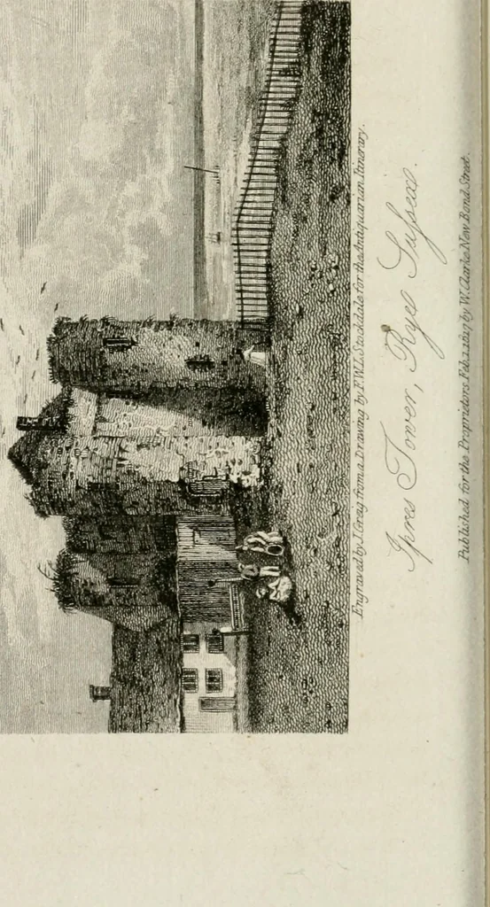 An illustration from The antiquarian itinerary, comprising specimens of architecture, monastic, castellated, and domestic; with other vestiges of antiquity in Great Britain. Accompanied with descriptions, 1815, leaf 59